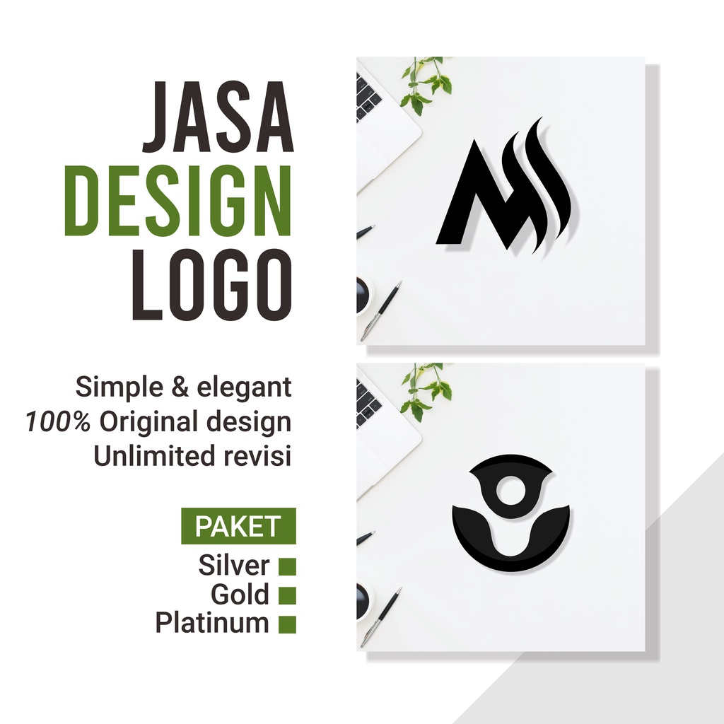 JASA DESAIN LOGO, 100% ORIGINAL / LOGO PERUSAHAAN / LOGO MAKANAN / LOGO TOKO