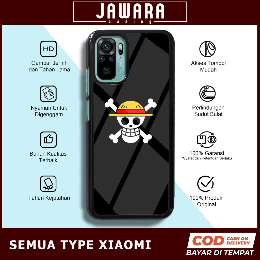 Case Redmi Note 10 Note 10S Case Hp Xiaomi Redmi Note 10 Note 10S Premium Glossy Jawara Casing [OP01