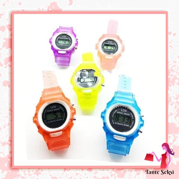 Jam LED Cewek Fashion Watch Jam Tangan Digital Fashion Wanita