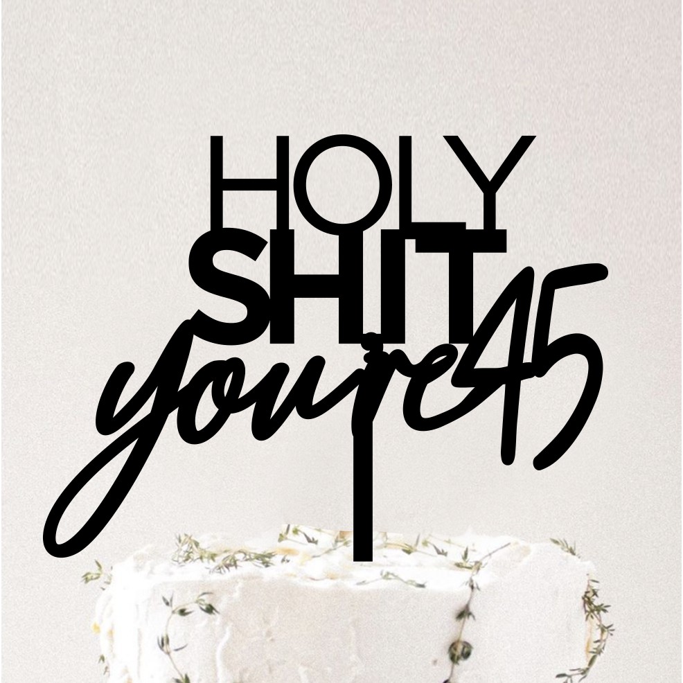 Custom Cake Topper Akrilik Tulisan Huruf Acrylic Topper Kue