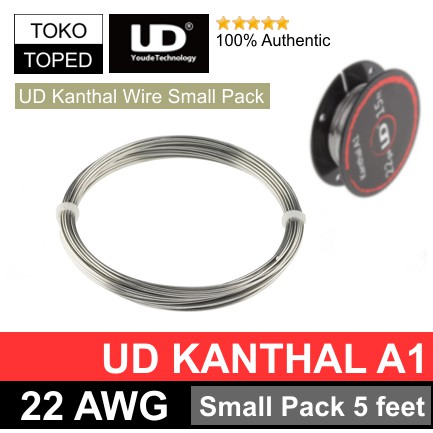 Authentic UD Kantal A1 wire 22 AWG | Small Pack 5 feet khantal coil