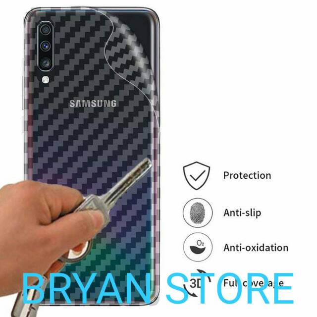 GARSKIN BACK SKIN CARBON ANTI GORES BELAKANG TYPE SAMSUNG J7 PRIME