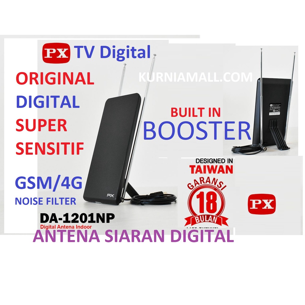 Antenna TV PX DA 1201 NP Antena TV Digital PX DA-1201NP antena indoor ruangan antena STB digital