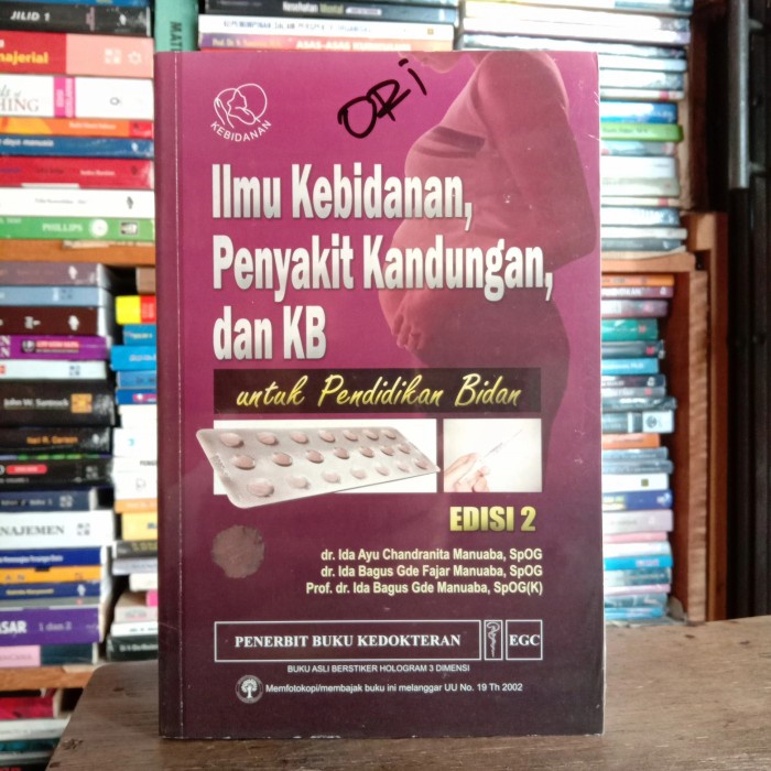 Ori Book Ilmu Kebidanan, Penyakit Kandungan & KB, Ed. 2 , Egc