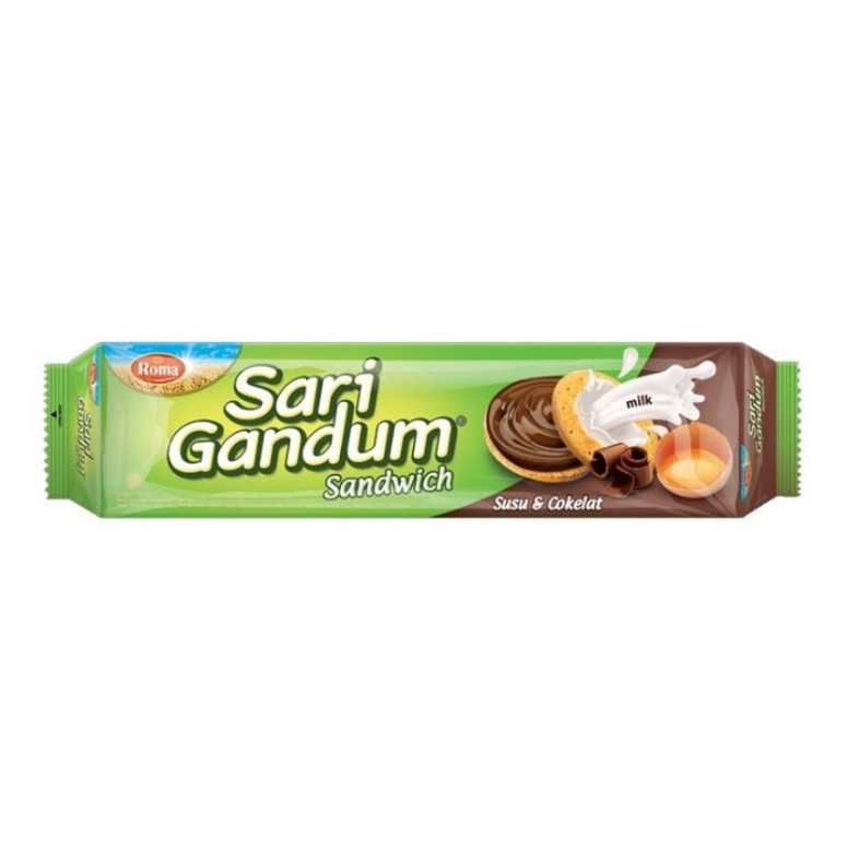 

Roma Sari Gandum Sandwich Coklat 115 gram