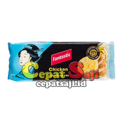 

Fantastic Chicken Rice Cracker 100 gr / Kraker Beras rasa Ayam BBQ
