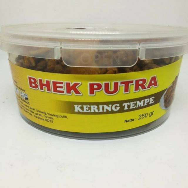 

sambal sambel goreng tempe Bhek Putra kering tempe