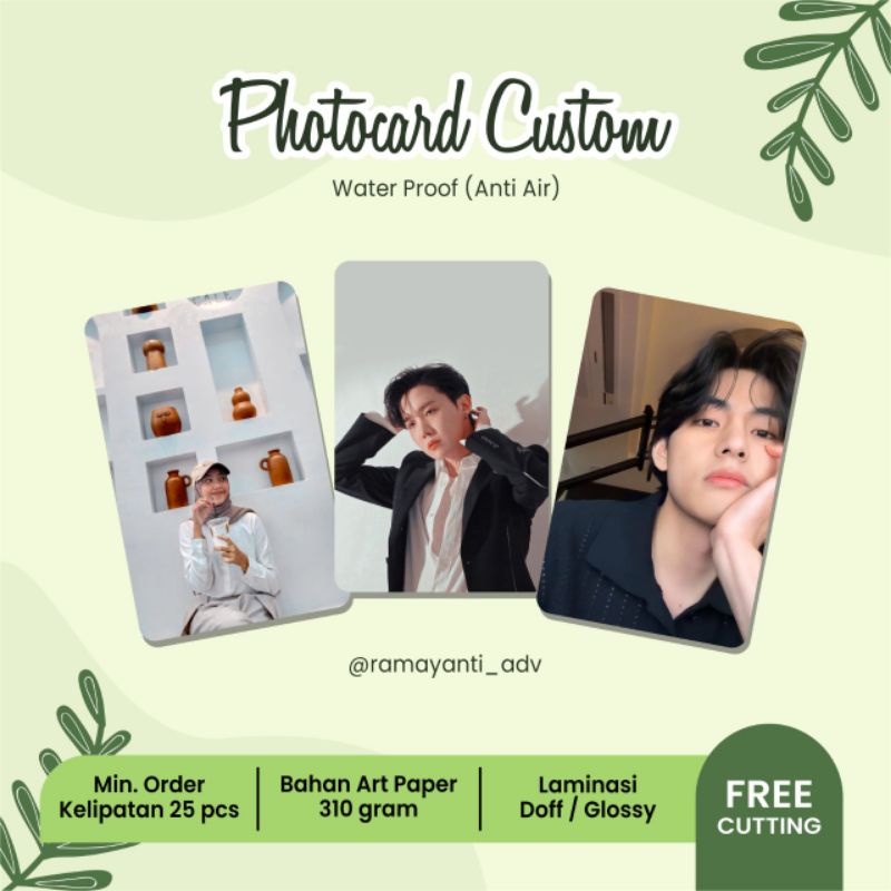 CUSTOM PHOTOCARD KPOP
