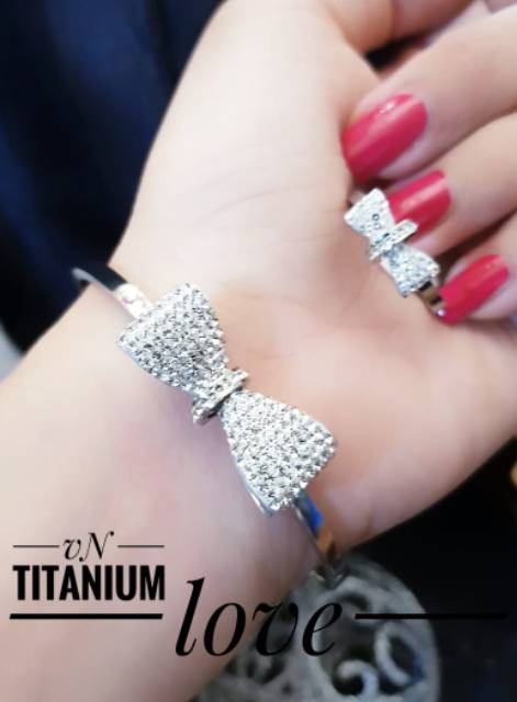 Titanium set perhiasan 2441k