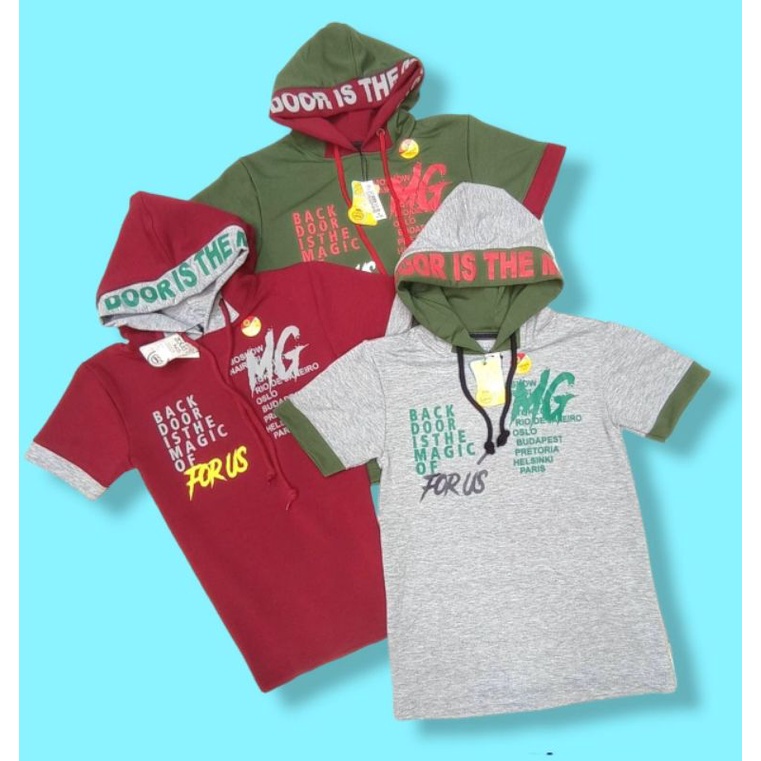 #02 Kaos Hoodie Bahan Premium ZOBE KIDS