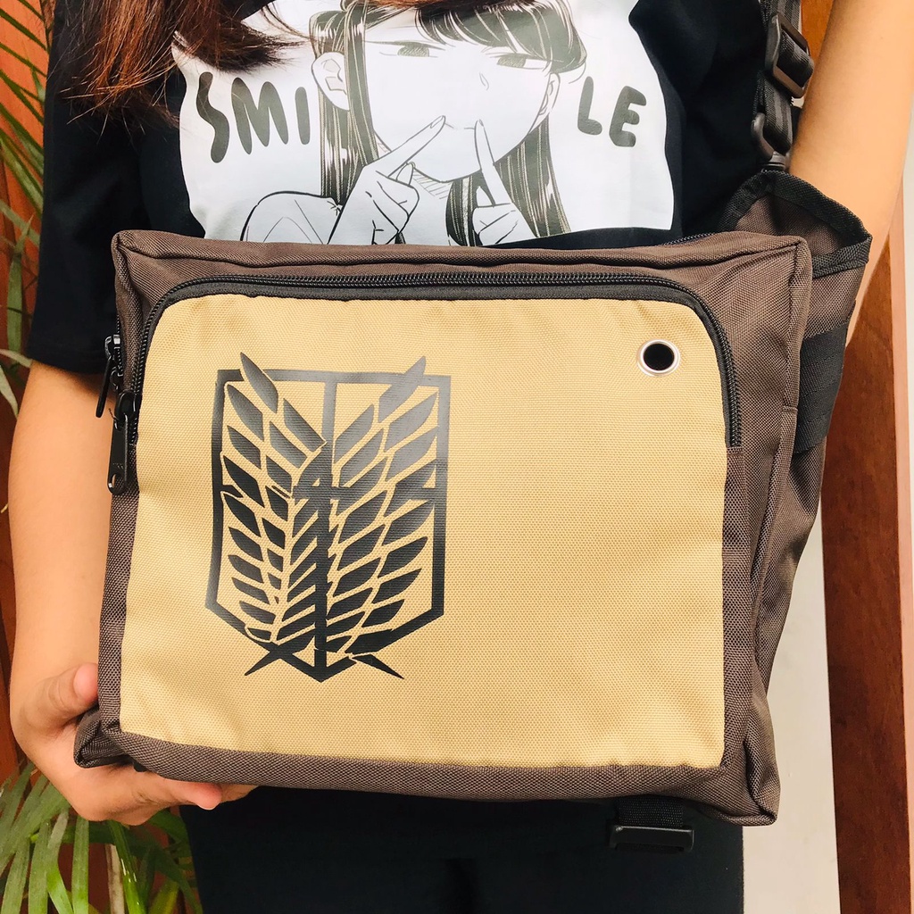 Slingbag Amplify SNK Attack on Titan Brown