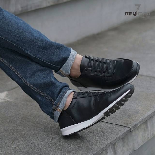 REYL ALLEGRO - Sneakers Pria | Sepatu Sneakers Pria Gaya Trendy Kampus Traveling  Original Leather