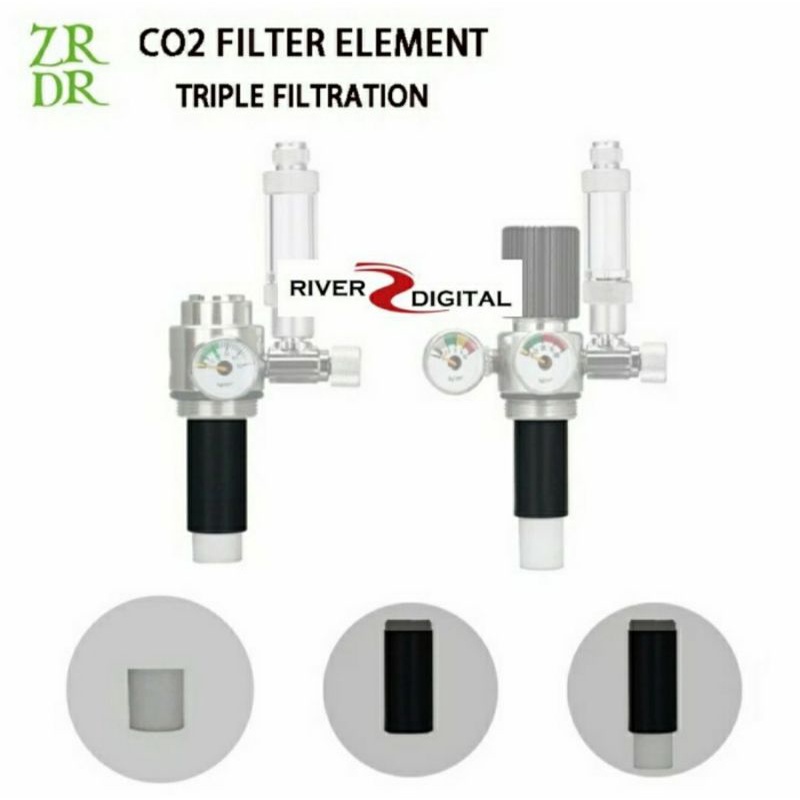 WYIN ZRDR Sparepart Selongsong Filter Regulator Co2 Tabung Cisod Stainless Part / Co2 Filter Element