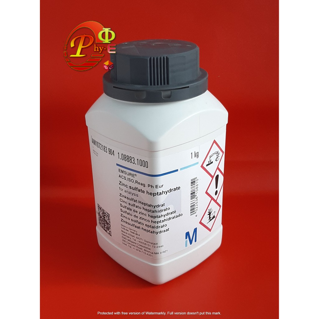 Zinc Sulfate Heptahydrate for Analysis / Seng Sulfat / ZnSO4.7H2O Ecer Per 10 gram