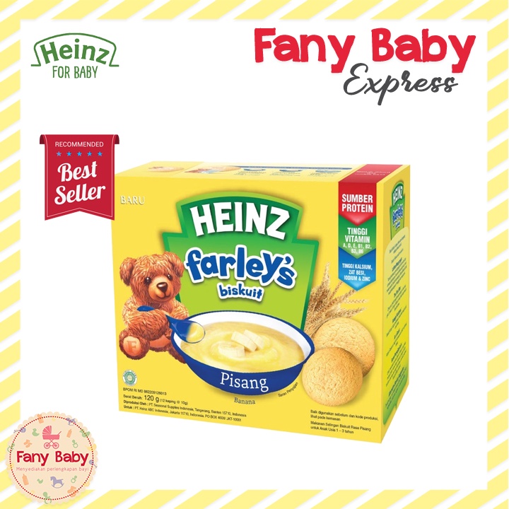 [BUY 1 GET 1] HEINZ FARLEYS RUSK / BISKUIT BAYI 120G