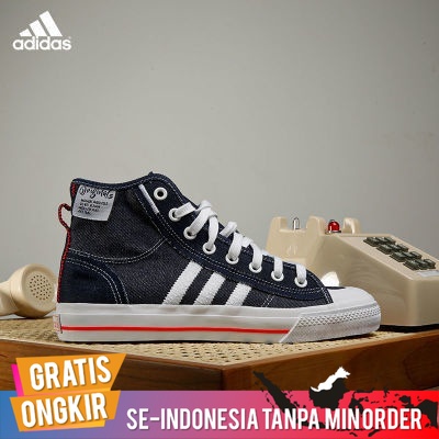 Sepatu Sneakers Pria Import Original Adidas Originals Authentic Nizza Hi RF Men and Women Classic Hi