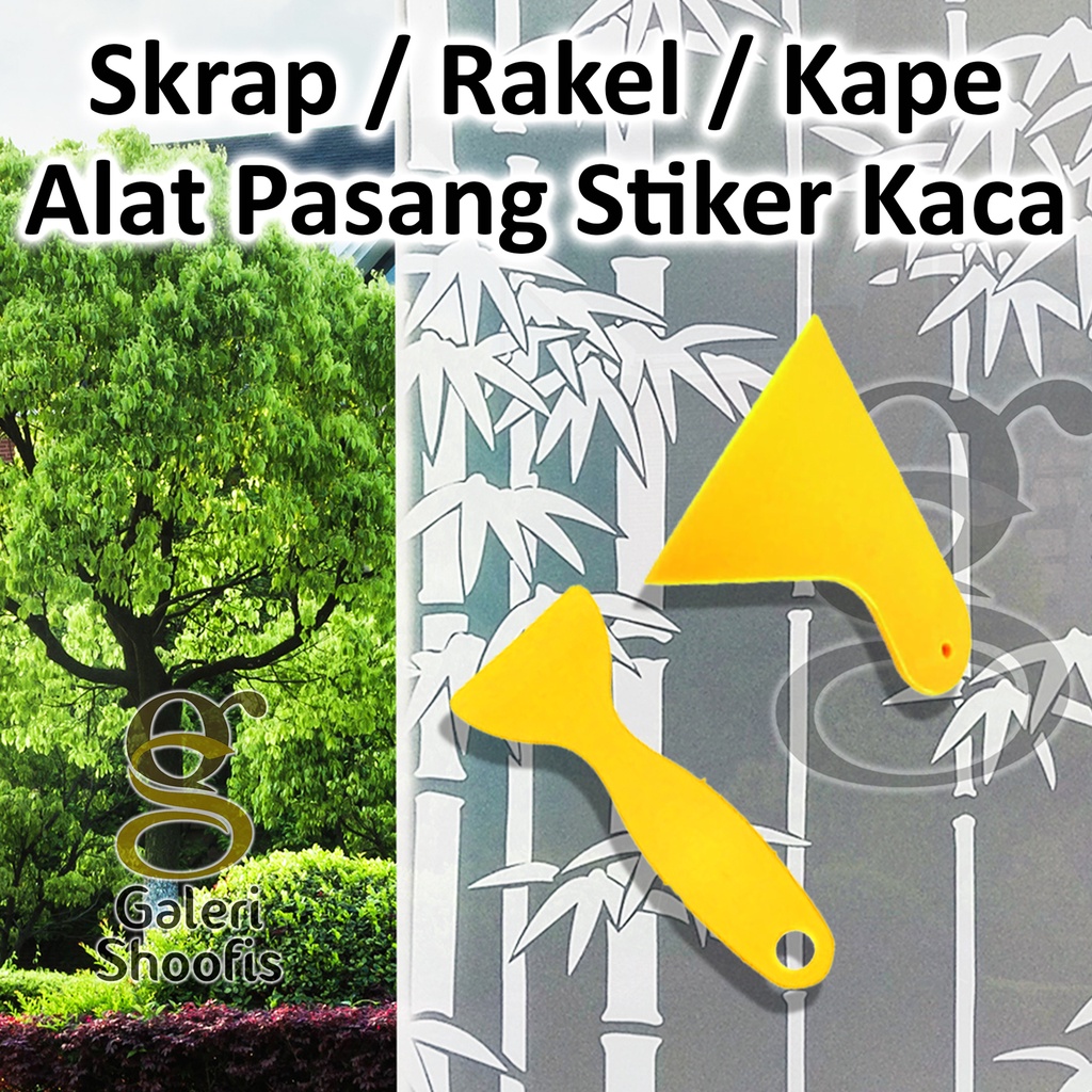 Skrap Rakel Kape Alat Untuk Pasang Stiker