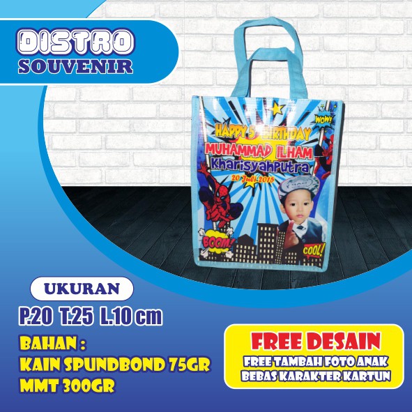 

tas ulang tahun karakter