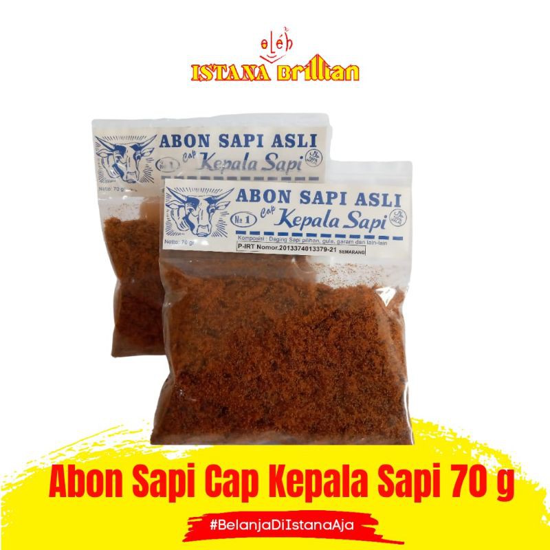 

Abon Sapi Cap Kepala Sapi (Asli & Murah)