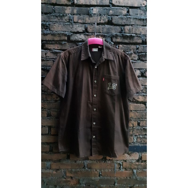 Kemeja Levis Lengan Pendek Original Second
