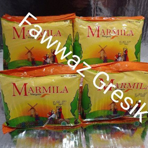 Marmila Margarine Margarin Susu Mentega Margarita Milk Vanila 250gr SACHET 250gram