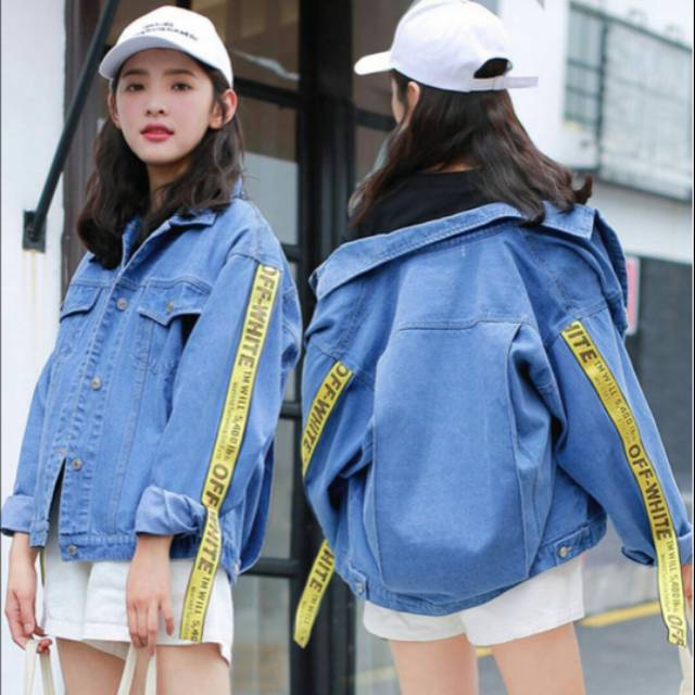 Jaket Jeans Off White DV