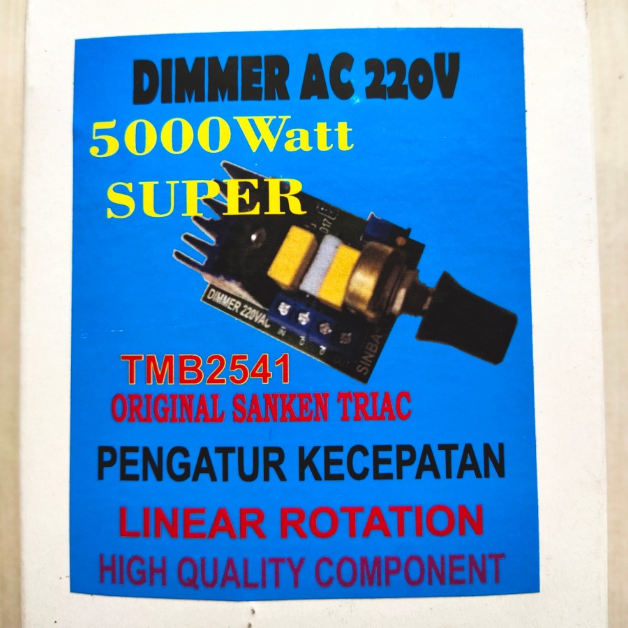 kit dimmer 5000watt super triac M2541sanken bukan BTA41 600 /BTA25 600
