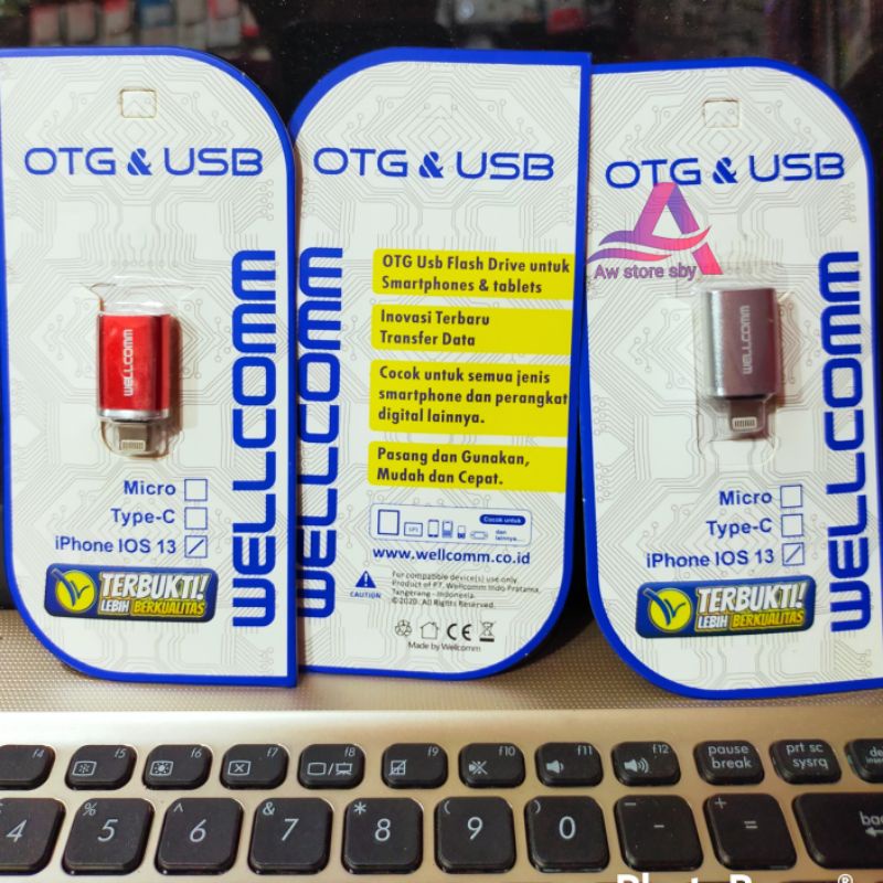 (WELL-COMM) OTG IPHONE USB LIGHTNING FLASH DRIVE iOS13 IPHONE 7/7+/8+/X/XS MAX/XR/11/11 PRO MAX/12/12 PRO MAX/13/13 PRO MAX