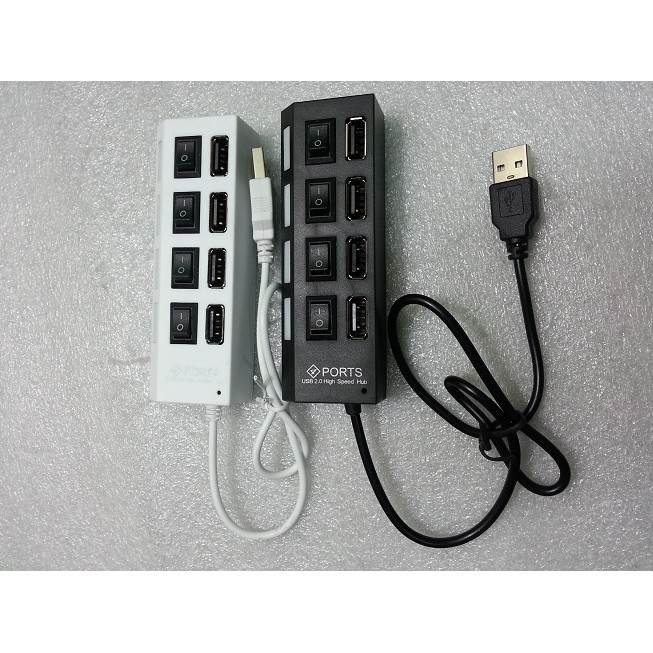 USB HUB 4 PORT USB 2.0  On/Off M-Tech