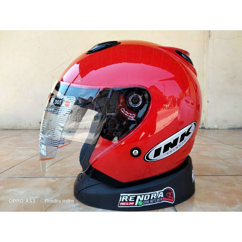 Helm INK CENTRO JET Solid Original 100% ogkir termurah 2KG-4