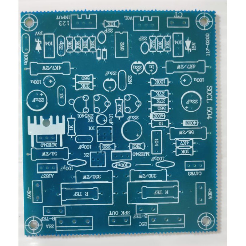PCB SOCL 504 DENGAN BIAS SERVO DAN INPUT BALANCE