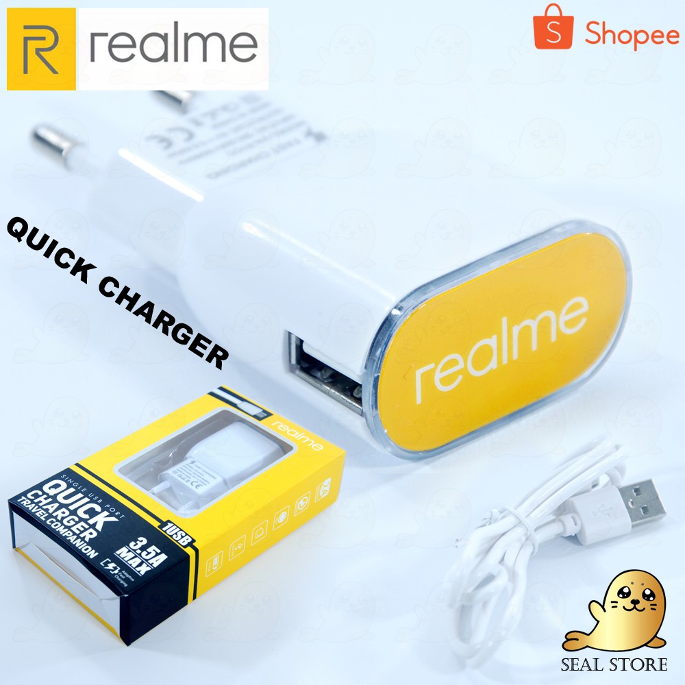 TC BRANDED Quick VA-01 LED QUICK 3.5A GROSIR TRAVEL CHARGER/CAS/CASAN REALME