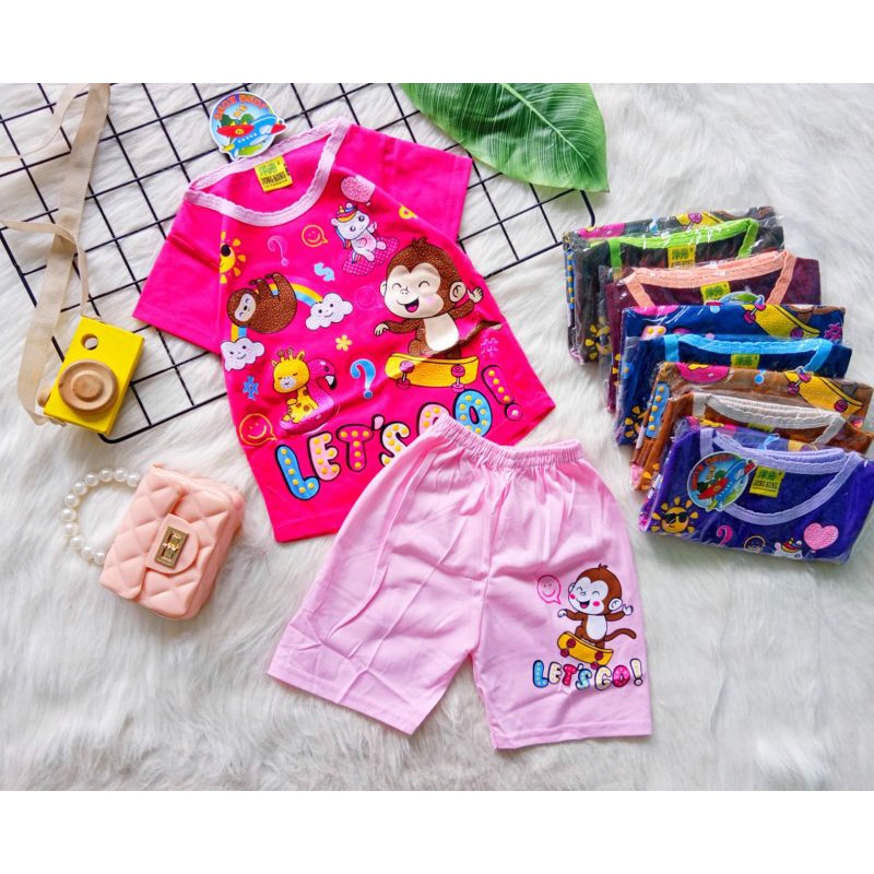 setelan pendek Jongkong sz 468 (2-3th) @20000*3pcs 
sz 10-14 (4-5th) @22000*3pcs