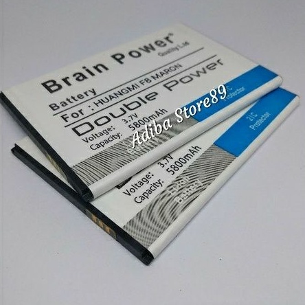 Baterai Batre Huangmi F8 Maron Double Power