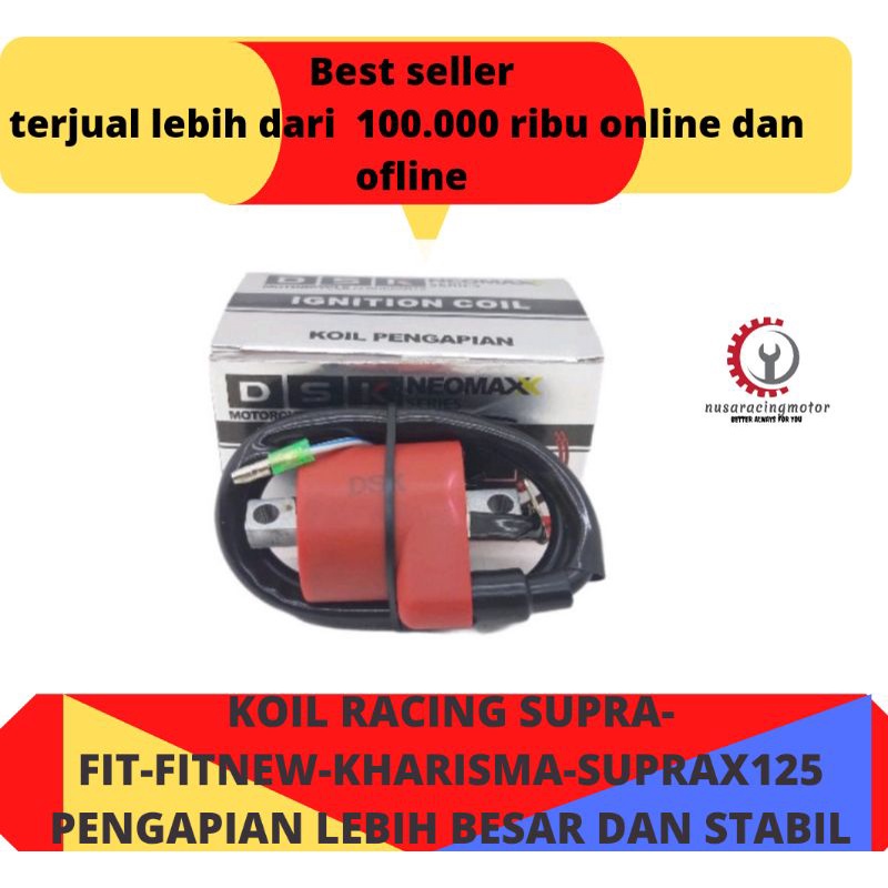 Bisa COD KOIL RACING DSK NEOMAXXTIPE MOTOR SUPRA X GRAND SUPRA FIT KARISMA SUPRA X 125 BLADE REVO