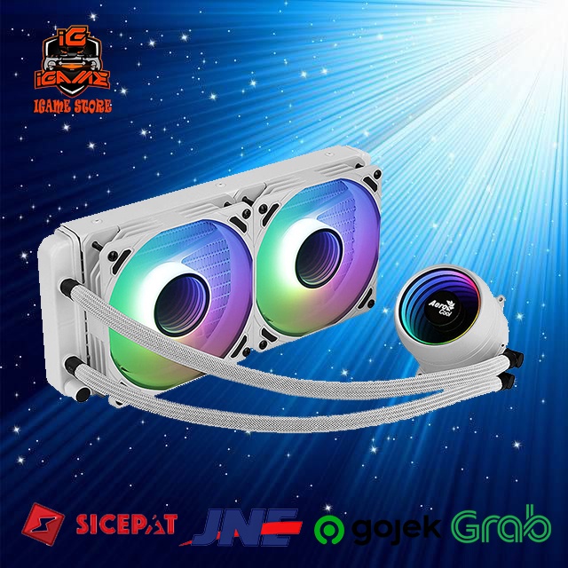 Aerocool Mirage L240 240MM ARGB Liquid Cooler - FAN NAMPOLL GAN