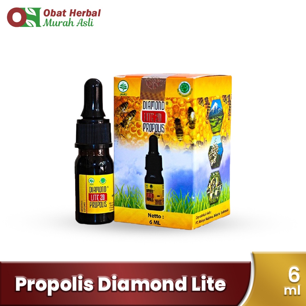 Diamond Lite Propolis 20 / 100% dari Propolis Asli