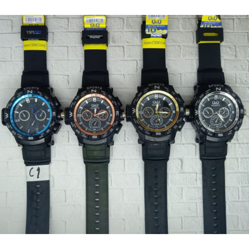 COD Jam Tangan Sporty Pria Q&amp;Q Analog