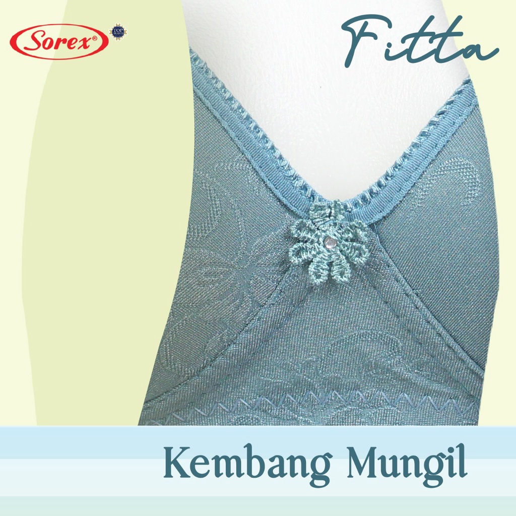 Sorex Bra Busa Tanpa Kawat Kait 3 Setara Cup C Cup Besar Lacey Bra Harian BH 33438