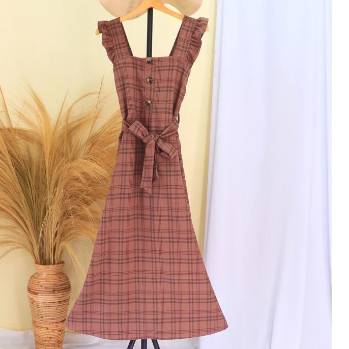 OVERALL DRESS  KOTAK KATUN IMPORT PREMIUM AMIRA MEECLO