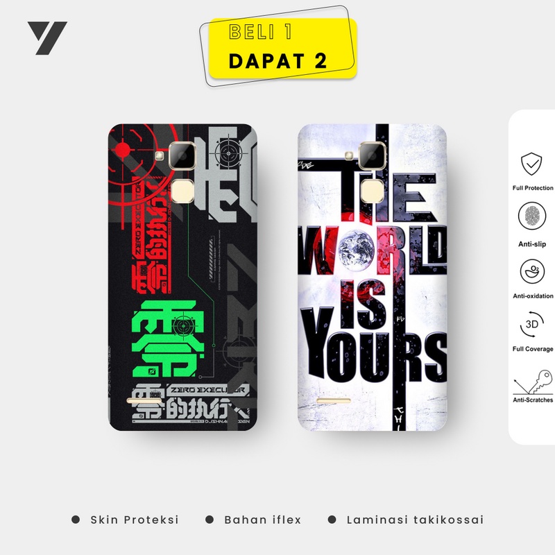 Garskin / Anti gores Advan G1 Pro [Dapat 2 Garskin] - Motif 3