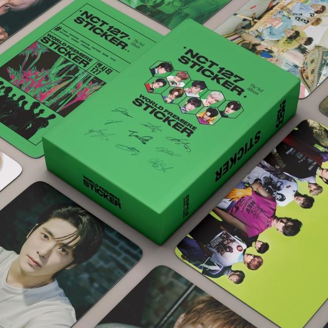 

54pcs/set KPOP 2021 NCT 127 3rd Album LOMO Cards Photocards Collectibl Termurah