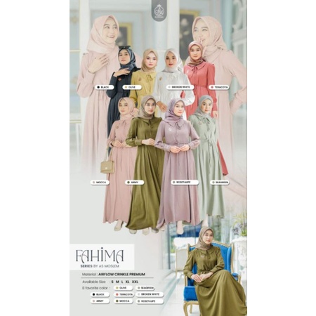 FAHIMA by AS.MOSLEM#Gamis PO#Gamis ready November Akhir