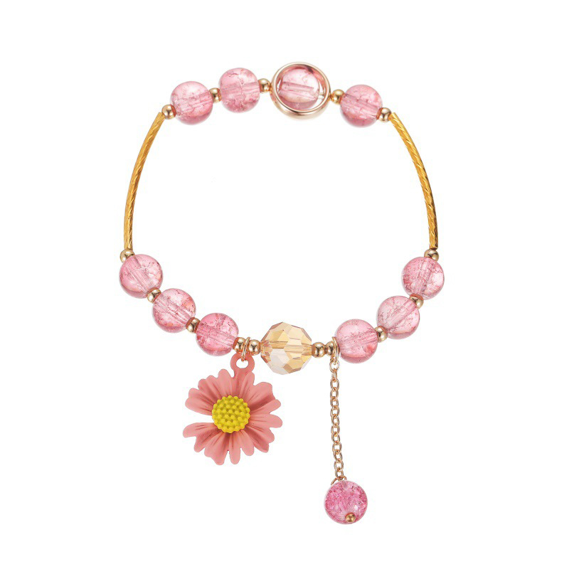 Ins Daisy Bracelet Sen Series Girlfriend Transfer Lucky Bead Chain Bracelets