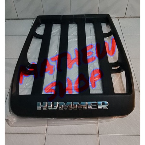 Jual Paket Roof Rack Atap Mobil Hummer Dan Crossbar Cross Bar Kaki Rack Jepit Roofrail All New Rush 
