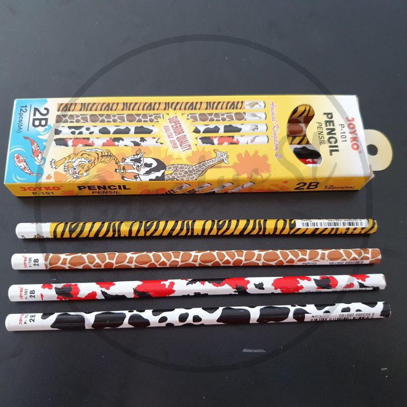 

Pensil Motif Hewan 2B Joyko Pensil P101 Animal Kingdom P101 RANDOM