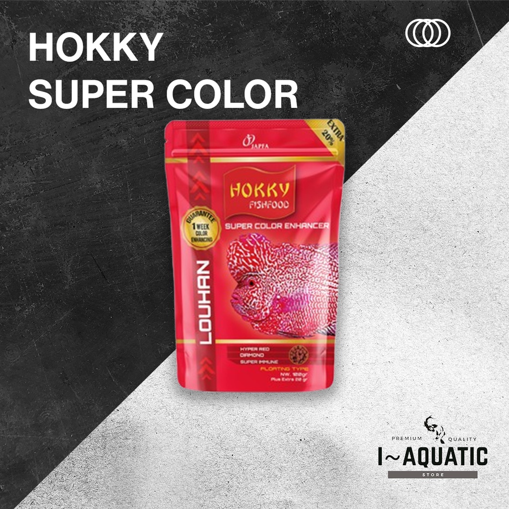 HOKKY FISH FOOD LOUHAN PAKAN IKAN LOUHAN 100GR