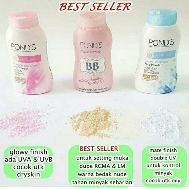 Ponds Bedak Tabur 3 Variasi Bb Cream Untuk Kulit Kering Dan Kulit Berminyak