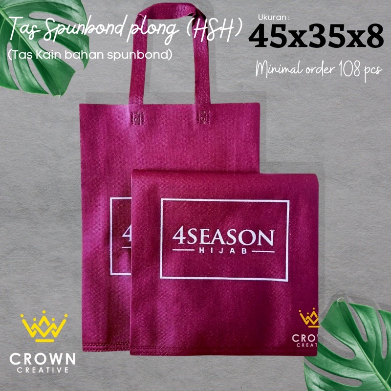 

45x35x8 HSH /tas Spunbond (Sablon)