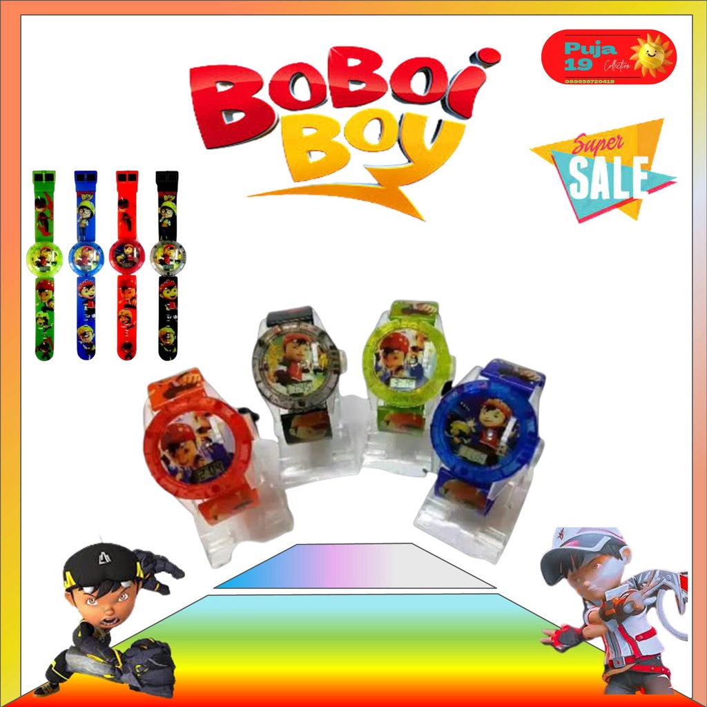 TERMURAH DAN TERBAIK JAM TANGAN ANAK BOBOIBOY BISA NYALA